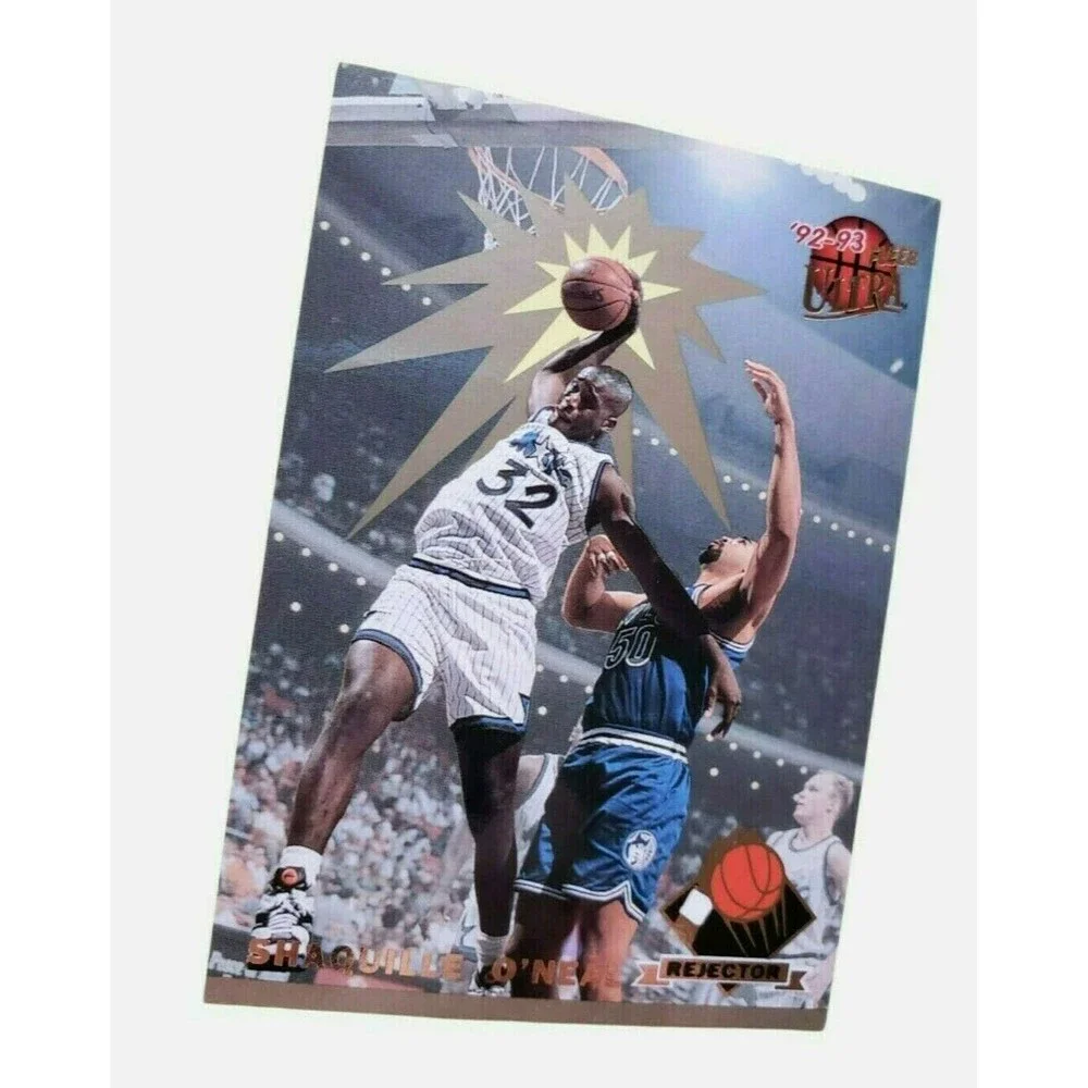 1992-93 Fleer Ultra Shaquille O'Neal Rejector Rookie Card #4 Shaq Orlando Magic